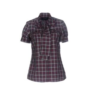 dsquared Plaid Ladies Blouse  NWOT